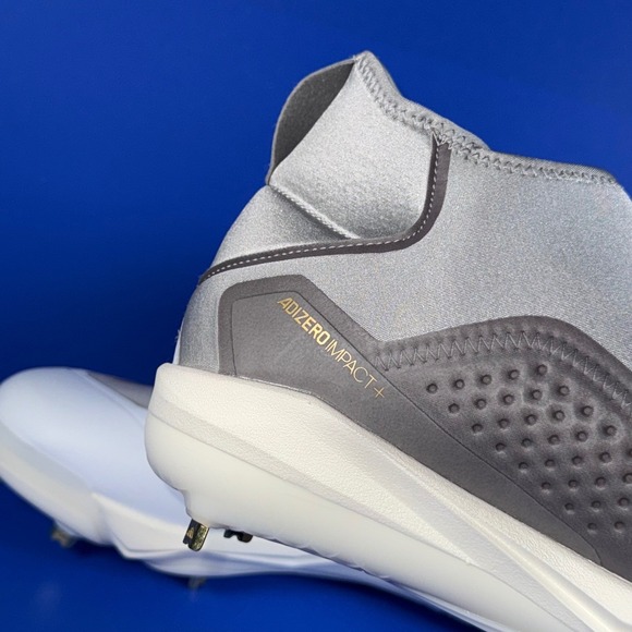 Adidas Adizero Impact+ BSB Baseball Cleats White Gold Lightstrike Pro Men\'s 12 main image 9